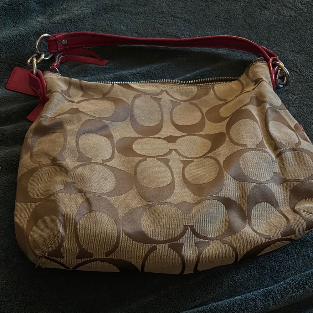 Coach Brown and Pink Women's Bag - Picture 5 of 5